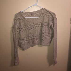 Crochet crop top